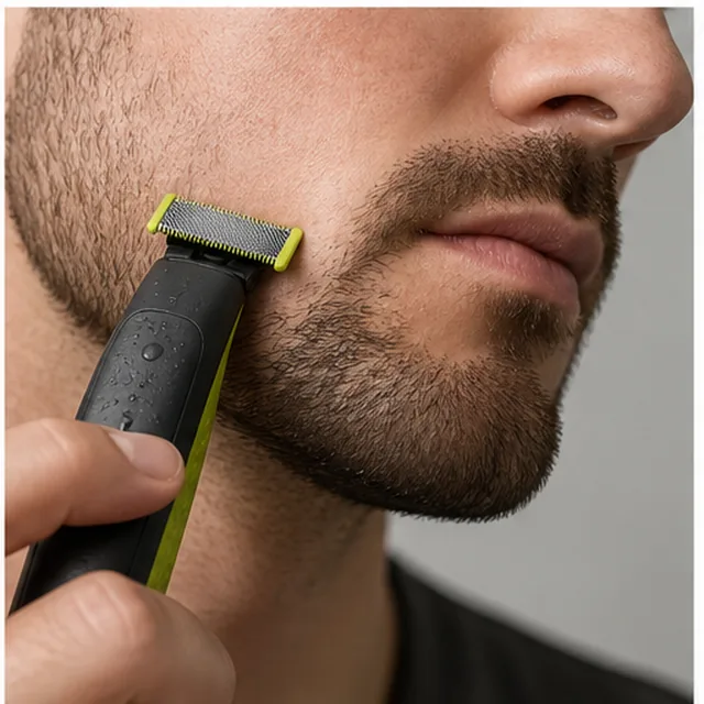 Philips One Blade beard edging example